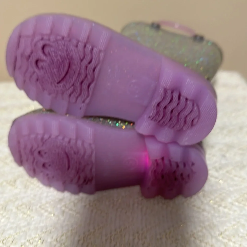 Western Chief for Target Light Up Glitter Shiny Rainboots - Picture 5 of 7